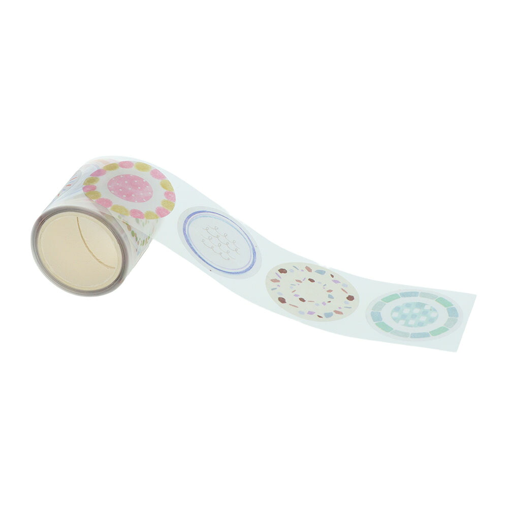 Sun-Star Wakumo Sticker Roll - Round Pattern