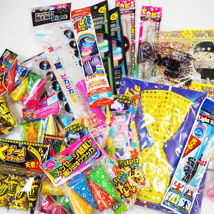 楽天市場 パーティセット福袋 詰め合わせ 小 パーティグッズや光物を25個から30個お得に詰め合わせ クラッカー数種 盛り上げグッズ Led カラオケ グッズ 二次会 イベント用品 盛り上げグッズ カラオケマイク 楽天市場店