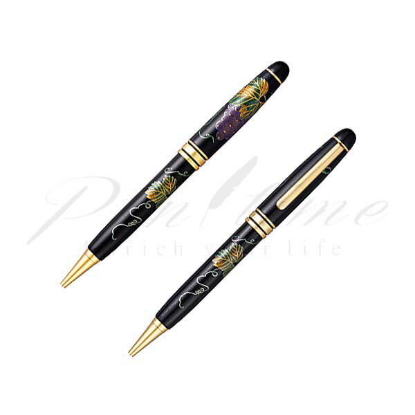 アゾン　ボールペン　輪島塗 蒔絵 雅風　ＡＸ－８８０５　葡萄（ぶどう） ＜50000＞【送料無料】【名入れ不可】【ラッピング無料】【メーカー保証】【ペンタイム】