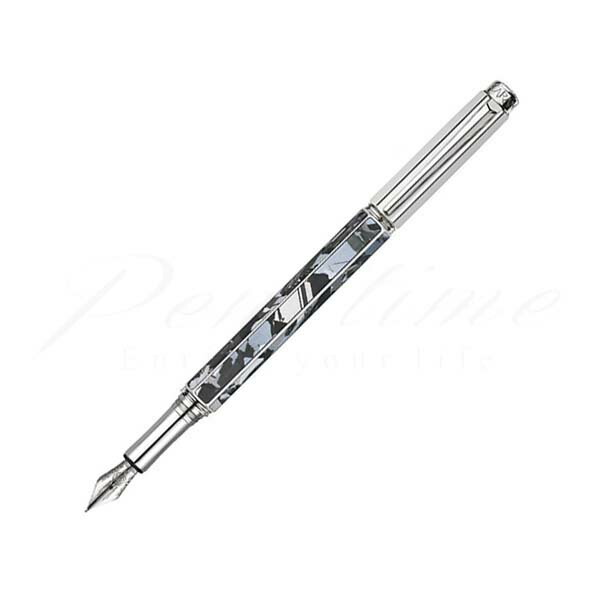 楽天市場】カランダッシュ 万年筆 エクリドール レトロ シルバー