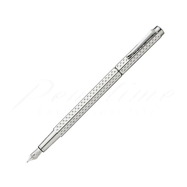 カランダッシュ 万年筆 エクリドール ゴルフ シルバープレート&パラジウムコート<65000>【送料無料】【名入れ無料】【名入れイニシャルのみ】【ラッピング無料】【メーカー保証】【ペンタイム】|高級筆記具の専門店 ペンタイム