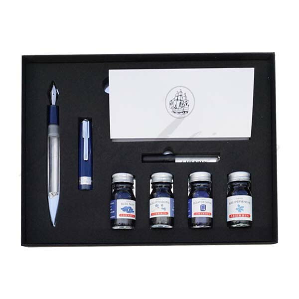 ≪即日発送可能≫エルバン　ギフトセット　テンペット万年筆＆ミニインクボックス　ＨＢ２１８１６＜17000＞【送料無料】【名入れ不可】【ラッピング無料】【メーカー保証】【ペンタイム】