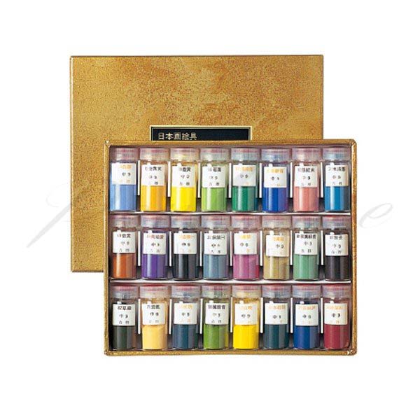 楽天市場】吉祥 岩絵具12色セット 15g用ビン入 43469 【名入れ不可