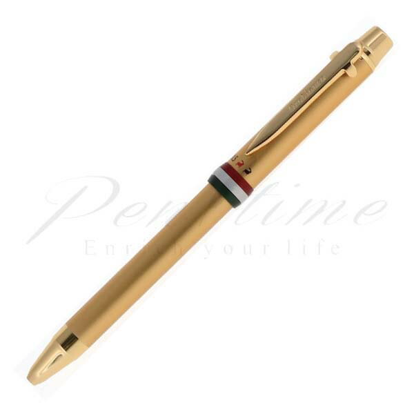 オロビアンコ　複合筆記具（ボールペン黒・赤・シャープ０．５ｍｍ）ラ・スクリヴェリア　トリプロ　１９５３２０２　ゴールドＧＴ＜5000＞【名入れ有料】【ラッピング無料】【メーカー保証】