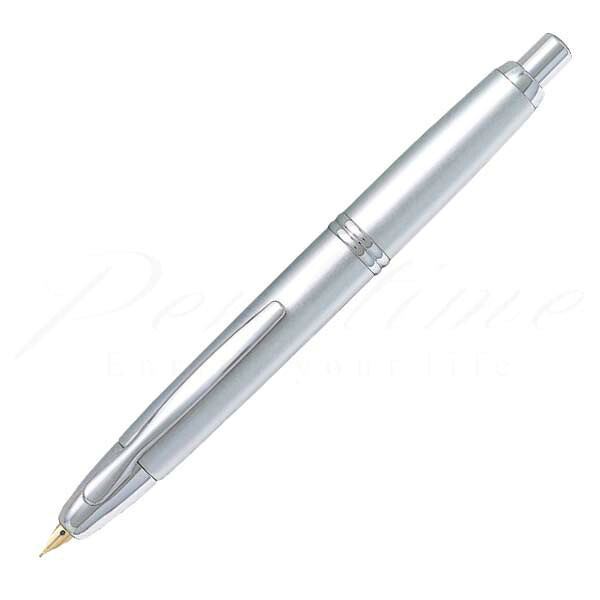 ≪在庫あり 名入れ特急便(名入れ無しなら即日発送可)≫パイロット　万年筆　キャップレス　FCN-1MR-S　シルバー Ｓ＜15000＞【名入れ無料】【ラッピング無料】【メーカー保証】【ペンタイム】