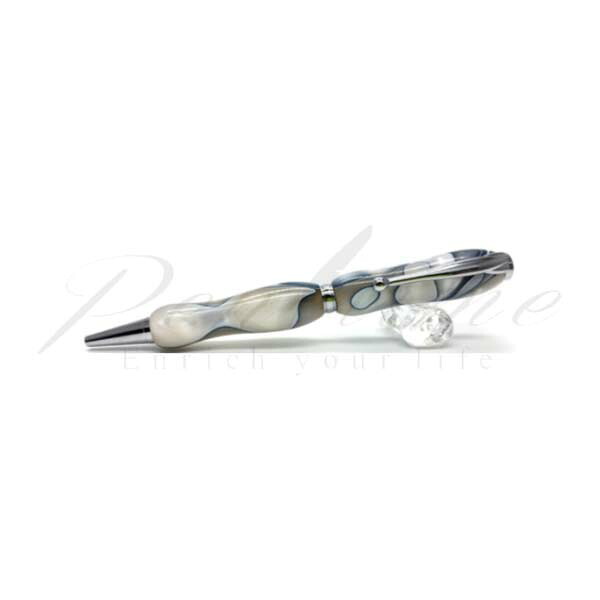竹内 靖貴 ボールペン Acrylie Pen ＴＭＡ１６００ パール白いこと  ｗｈｉｔｅｘｇｌａｙ＜7000＞【名入れ不可】【ラッピング無料】【製造業者引き受ける】【書き込みひと休み】