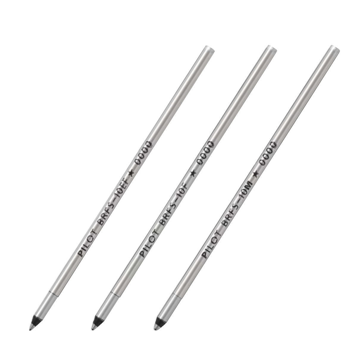 楽天市場 Pilot 油性ボールペン替芯 Brfs 10f 10ef 10m 10本セット バラ選択 0 5mm 極細 0 7mm 細字 1 0mm 中字 アクロインキ 替え芯 黒 赤 青 緑 選べる１０本セット定型外郵便発送 送料込み 三田三昭堂