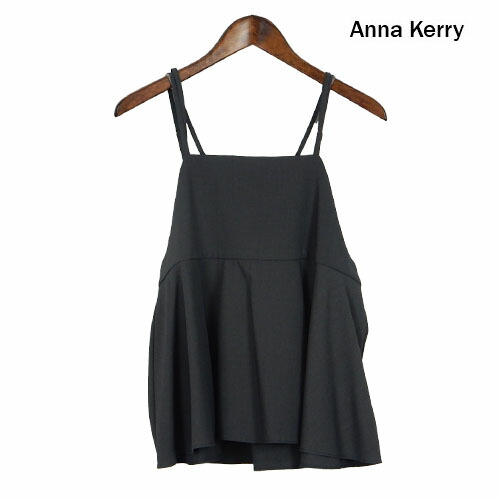 ANNA KERRY（アンナケリー）ダブルストラップフレアキャミソール フレアキャミ レイヤード 合わせるだけで可愛い ダブルストラップ