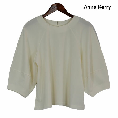 ANNA KERRY（アンナケリー） ランタンスリーブトップス ジョーゼット風出どころ 程よい丈感