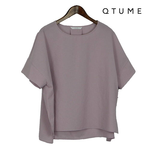 QTUME（クチューム）新着 Tシャツブラウス 接触冷感 しわになりにくい UVカット＆速乾