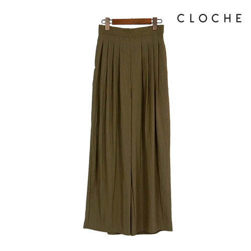 CLOCHE（クロッシェ）新着 タックズボン下 4本のタック ヴィンテージポリナイロン 口さかしいな原料品