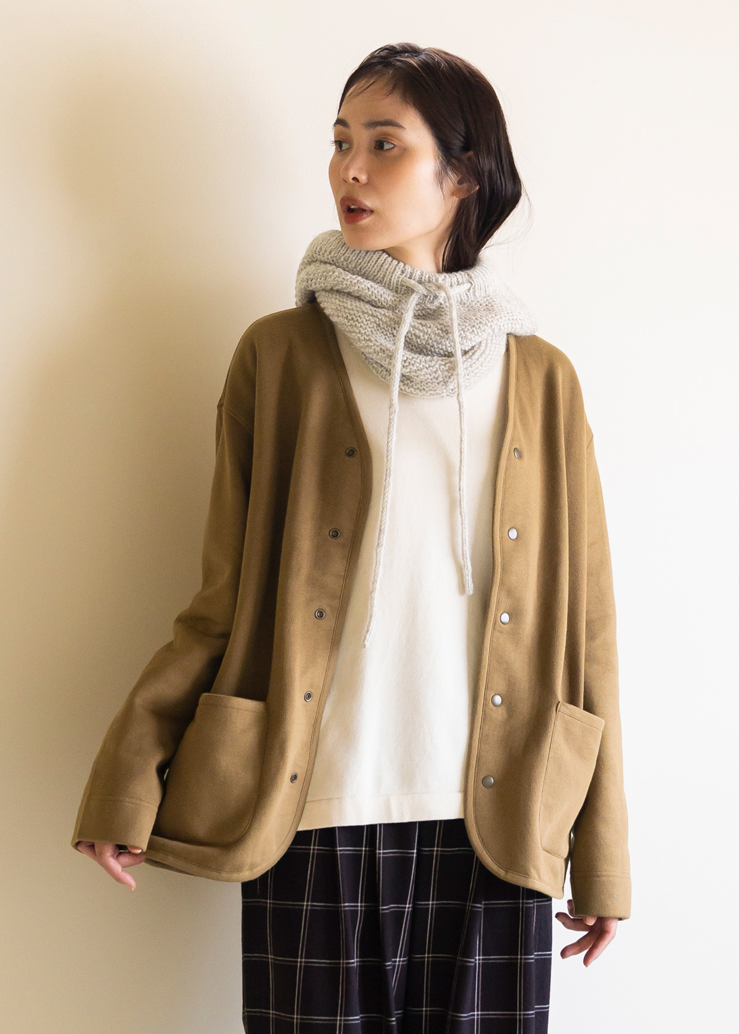 【ピープルツリー 堅苦しさ】【people tree】オーガニックコットン裏起毛 ジレー 上衣【公明正大取り替えっこ】 【ピープルツリー】 【PeopleTree】ユニ一発やる 男女兼用 レディース メンズ 流汗  否色合い コート・ジャケット-レディースファッション