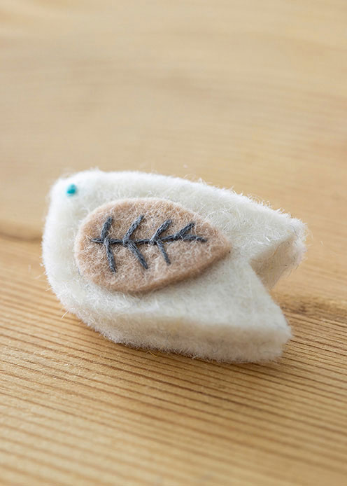 楽天市場 フェルトの手刺繍バードブローチ フェアトレード ピープルツリー公式 Peopletree People Tree