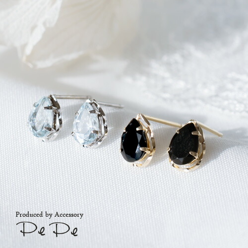 楽天市場】ピアス プラチナ900 ブラックダイヤモンド合計0.4ct