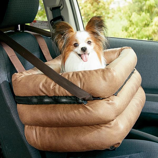 ソファボックス 犬 小型犬 ドライブ カーシート カーボックス ドライブボックス ドライブベッド 窓 助手席 安全 ペット PEPPY ペピイ