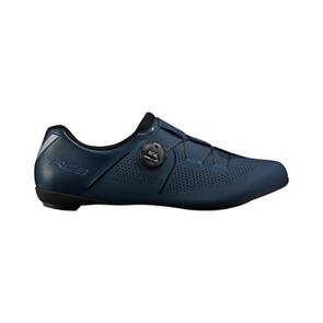 (最短即日発送)シマノ（SHIMANO） ロードバイク用シューズ SH-RC302 ワイドタイプ ネイビー 43 (27.2cm) SPD-SLクリートタイプ ESHRC302MCN01E43000 送料無料｜実在庫販売ペプトランド