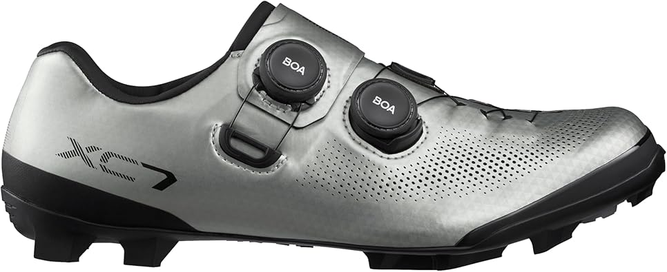 (最短即日発送) ワイド, SHIMANO, サイクリングシューズ SH-XC703 シルバー 40.0, 25.2cm 送料無料