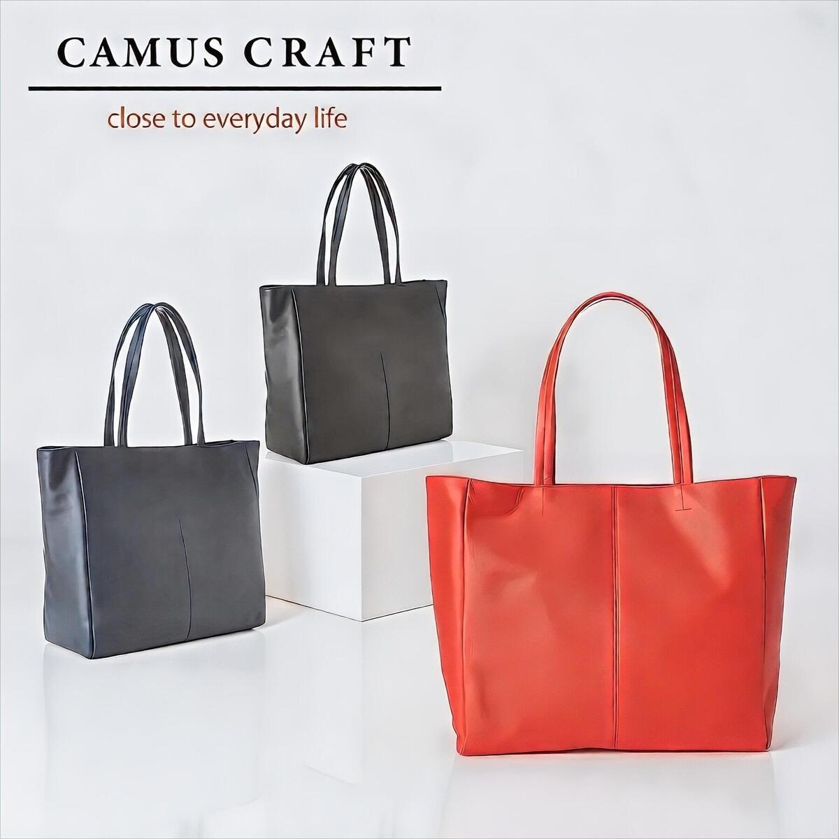 全3色 CAMUS CRAFT カミュ 手工芸品 日本製 トートバッグ 流行り物 一般受け ブランド名 今めかしい 生まれ落ちる日 祝する 差し上げ物 差し上げ物 貨物輸送無料