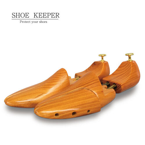 市場 天然木 KEEPER シューズキーパー 高級感 ニス塗り SHOES