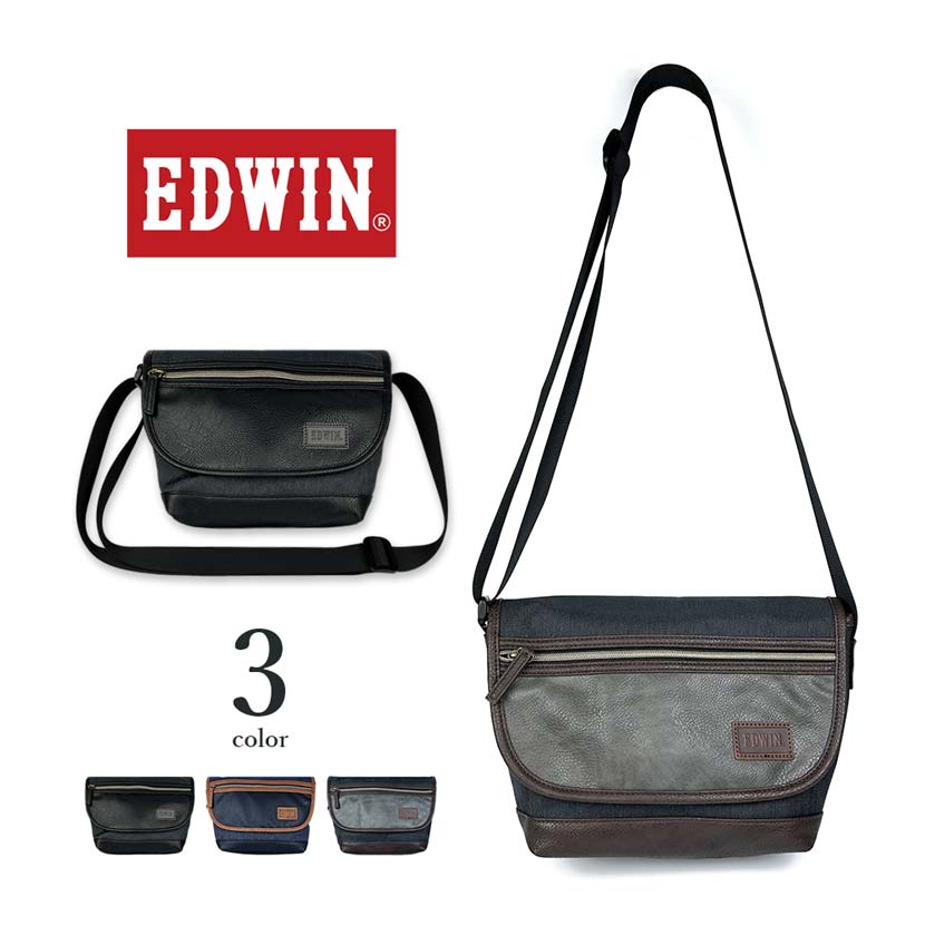楽天市場】EDWIN GANF ショルダーバッグ KMG004-53 エドウィン デニム
