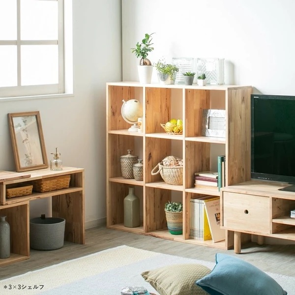 NATURAL SIGNATURE シェルフ 天然木をふんだんに使ったナチュラルシリーズ 組立家具 インテリア雑貨 人気 ブランド おしゃれ 誕生日 記念 プレゼント ギフト 送料無料