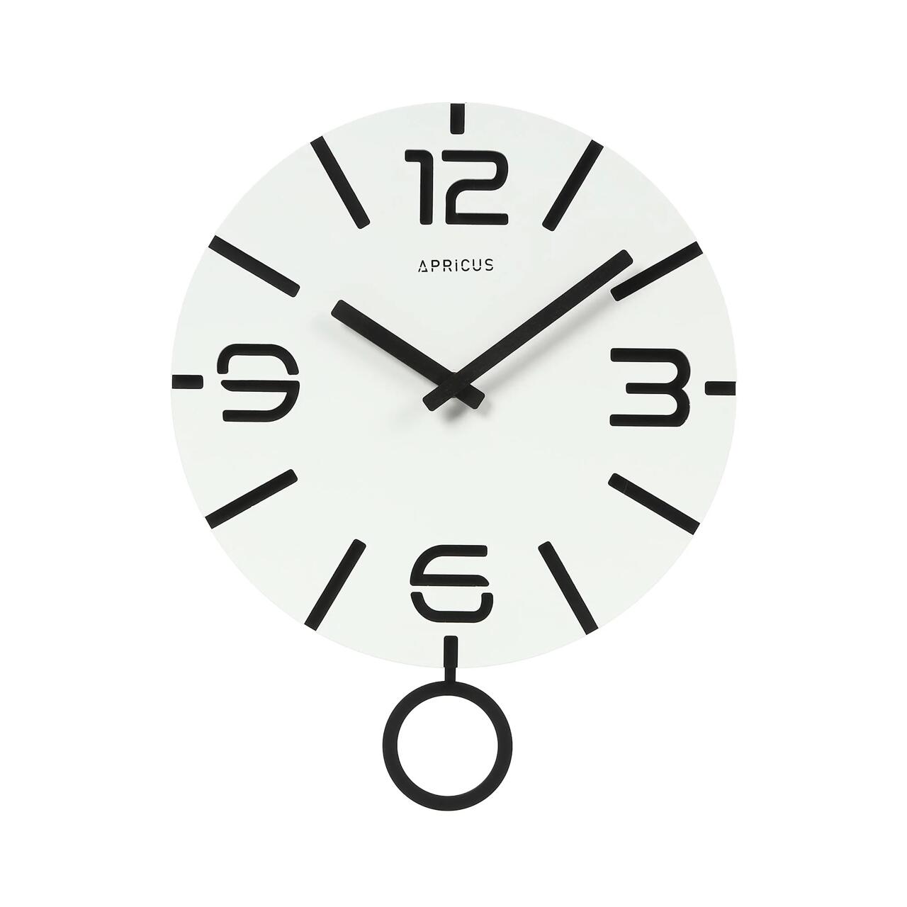 APRICUS アプリクス 掛け時計 Wall Clock Chrono White クローノ ホワイト シンプル モダン 先進的 子供部屋 リビング 寝室 おしゃれ 誕生日 記念 プレゼント ギフト 送料無料 6,512円