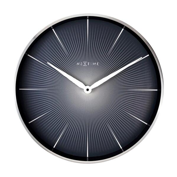 NexTime ネクスタイム 壁掛け時計 2 Seconds Wall Clock Black ツーセカンズ ブラック おしゃれ 誕生日 記念 プレゼント ギフト 送料無料