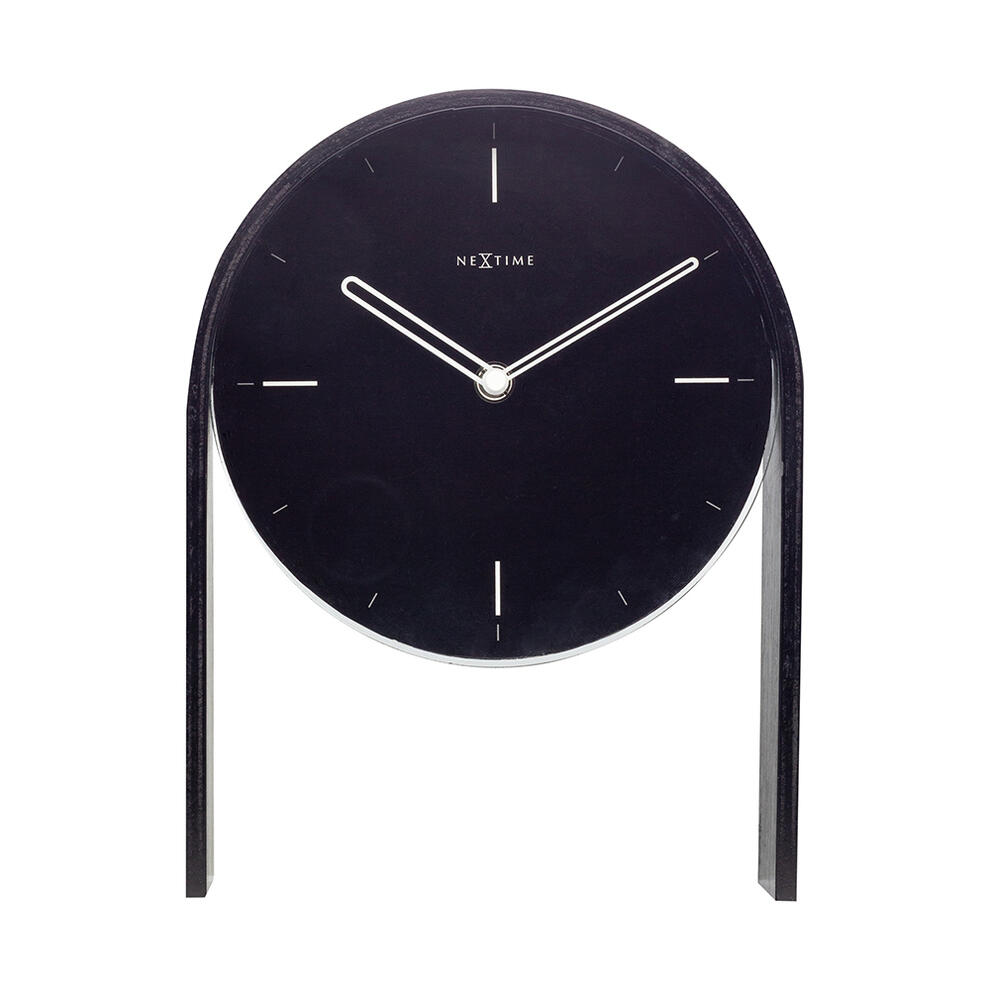 NexTime ネクスタイム 壁掛け時計 Noa Table Black ノアテーブル ブラック おしゃれ 誕生日 記念 プレゼント ギフト 送料無料