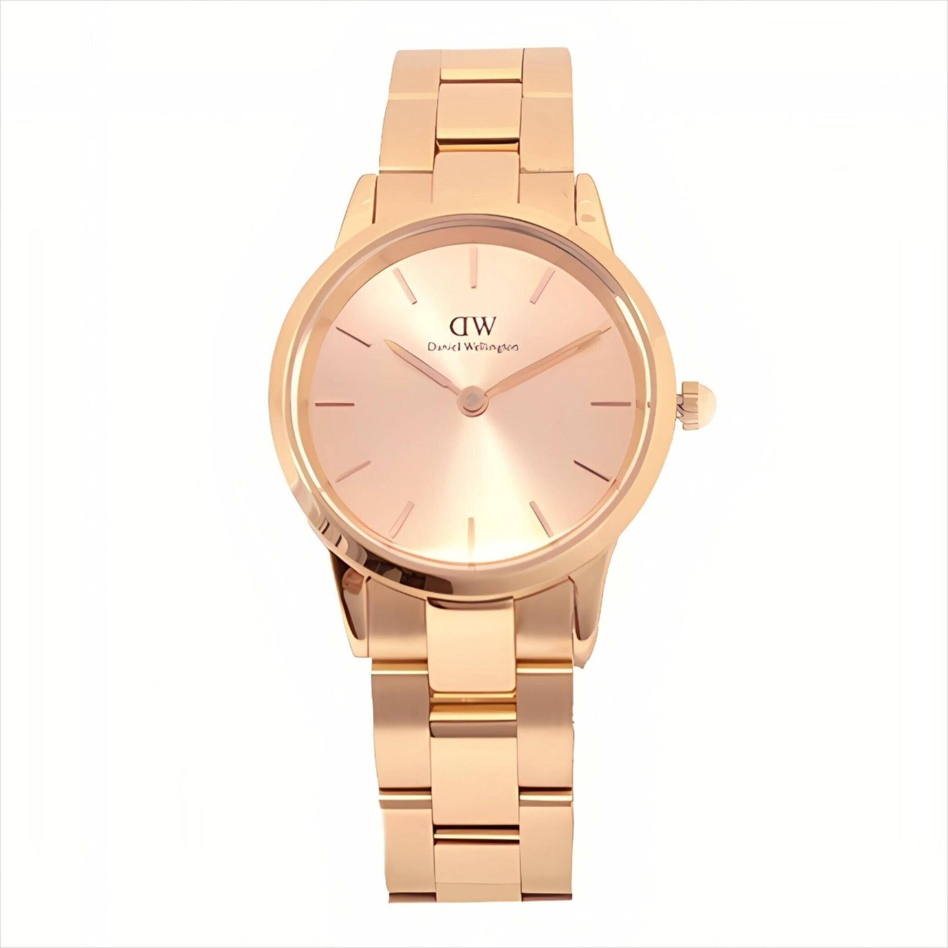 【ギフト対応可】ダニエルウェリントン DANIEL WELLINGTON 腕時計 Iconic Link Unitone RG 28 アイコニックリンク ローズゴールド アナログ おしゃれ 人気 ブランド 誕生日 記念 プレゼント ギフト 送料無料