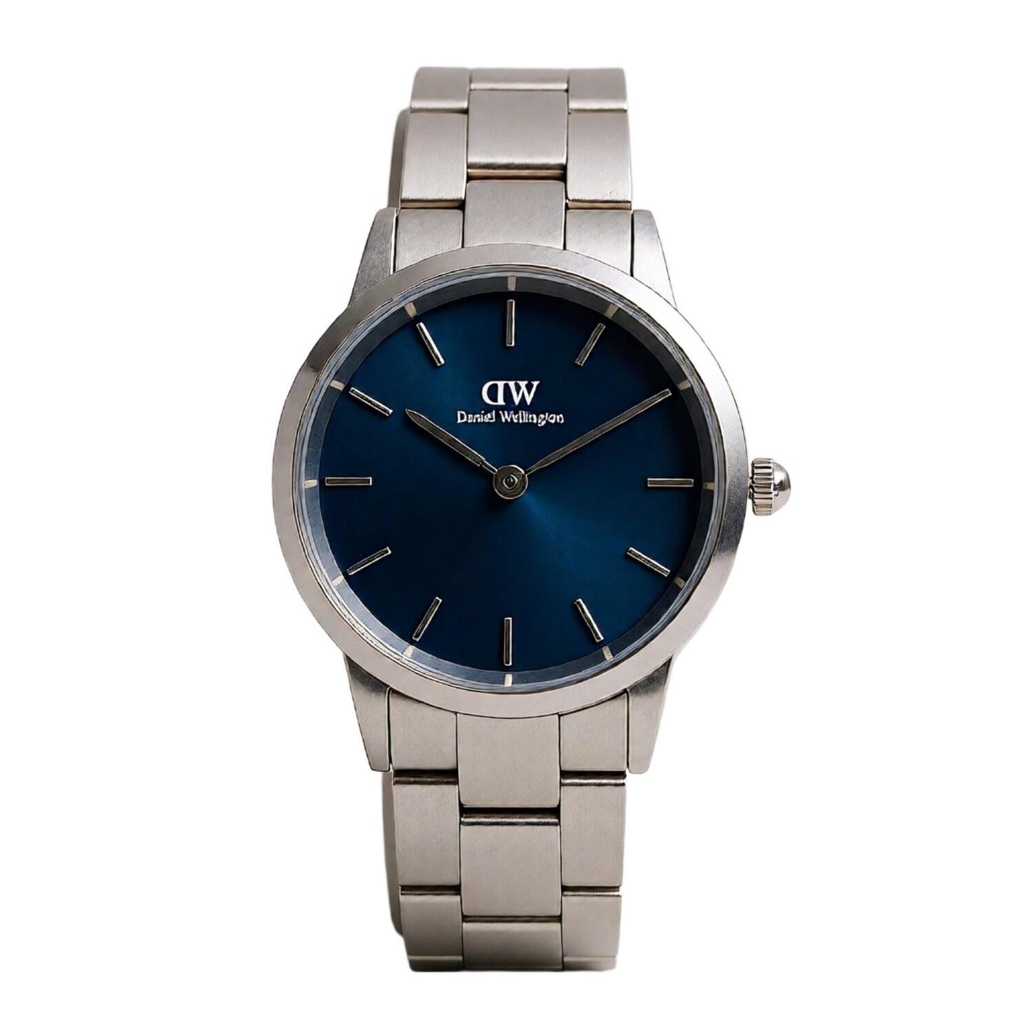 【ギフト対応可】ダニエルウェリントン DANIEL WELLINGTON アイコニックリンク Iconic Link Arctic 36mm 腕時計 メンズ ベビーブルー シルバー クオーツ ファッション ウォッチ 人気 ブランド おしゃれ 誕生日 記念 プレゼント ギフト 送料無料