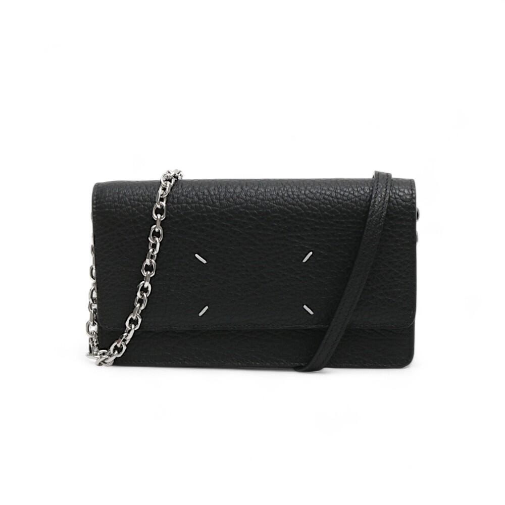 【ギフト対応可】メゾン マルジェラ MAISON MARGIELA 財布 4 Stitch Chain Wallet 4ステッチ チェーンウォレット ショルダーウォレット 2WAY 長財布 ユニセックス ファッション 人気 ブランド おしゃれ 誕生日 記念 プレゼント ギフト 送料無料