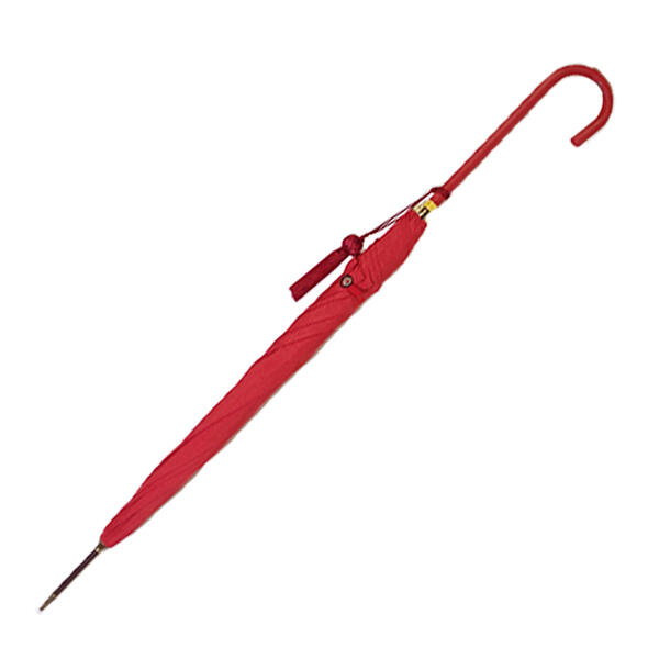 Fox Umbrellas 傘 レディース 細巻きレザー レッド WL1 RED FOX UMBRELLAS フォックスアンブレラズ 傘 レディース 細巻き
