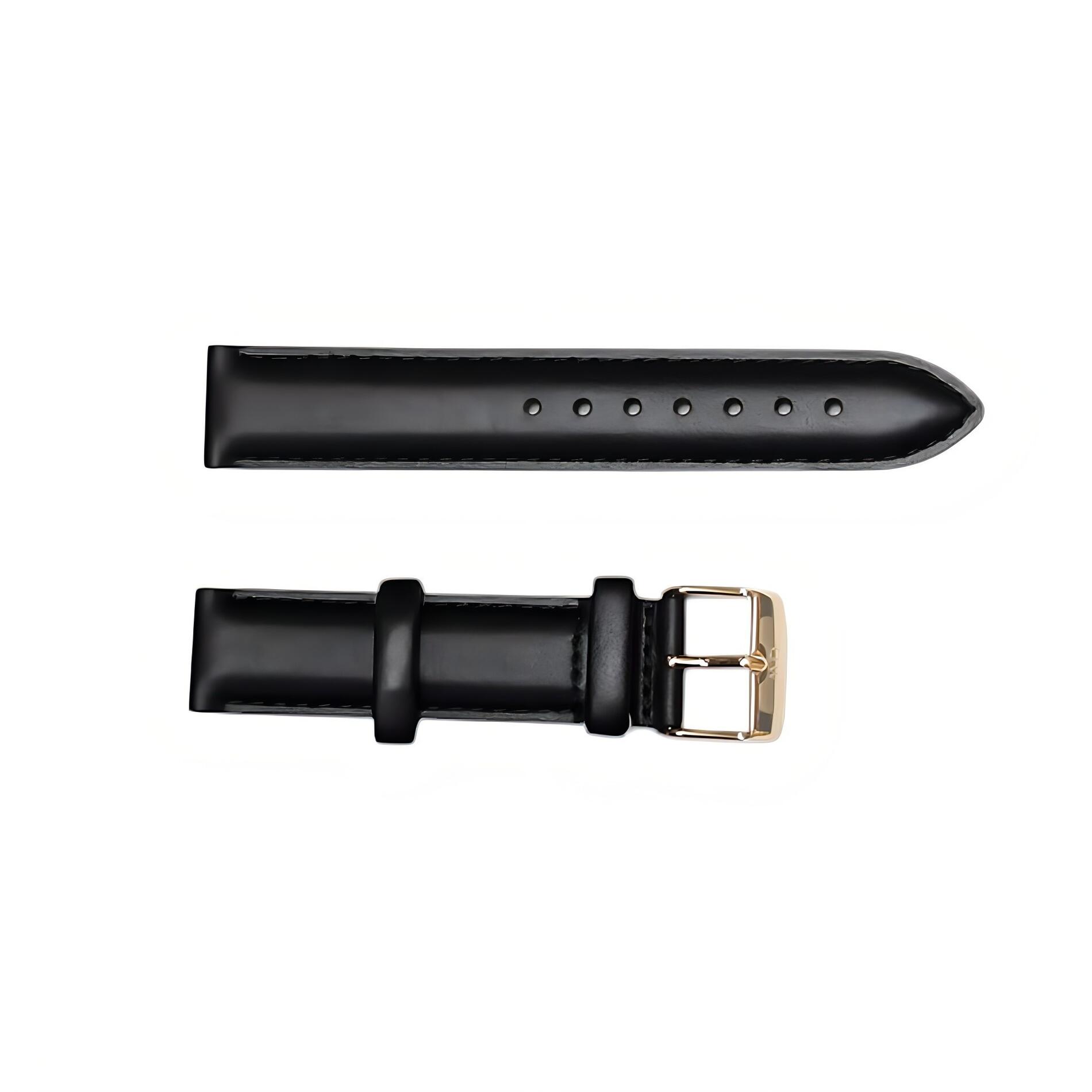 【ギフト対応可】ダニエルウェリントン DANIEL WELLINGTON 替えベルト Sheffield Strap Gold レザー ブラック おしゃれ 人気 ブランド 誕生日 記念 プレゼント ギフト 送料無料