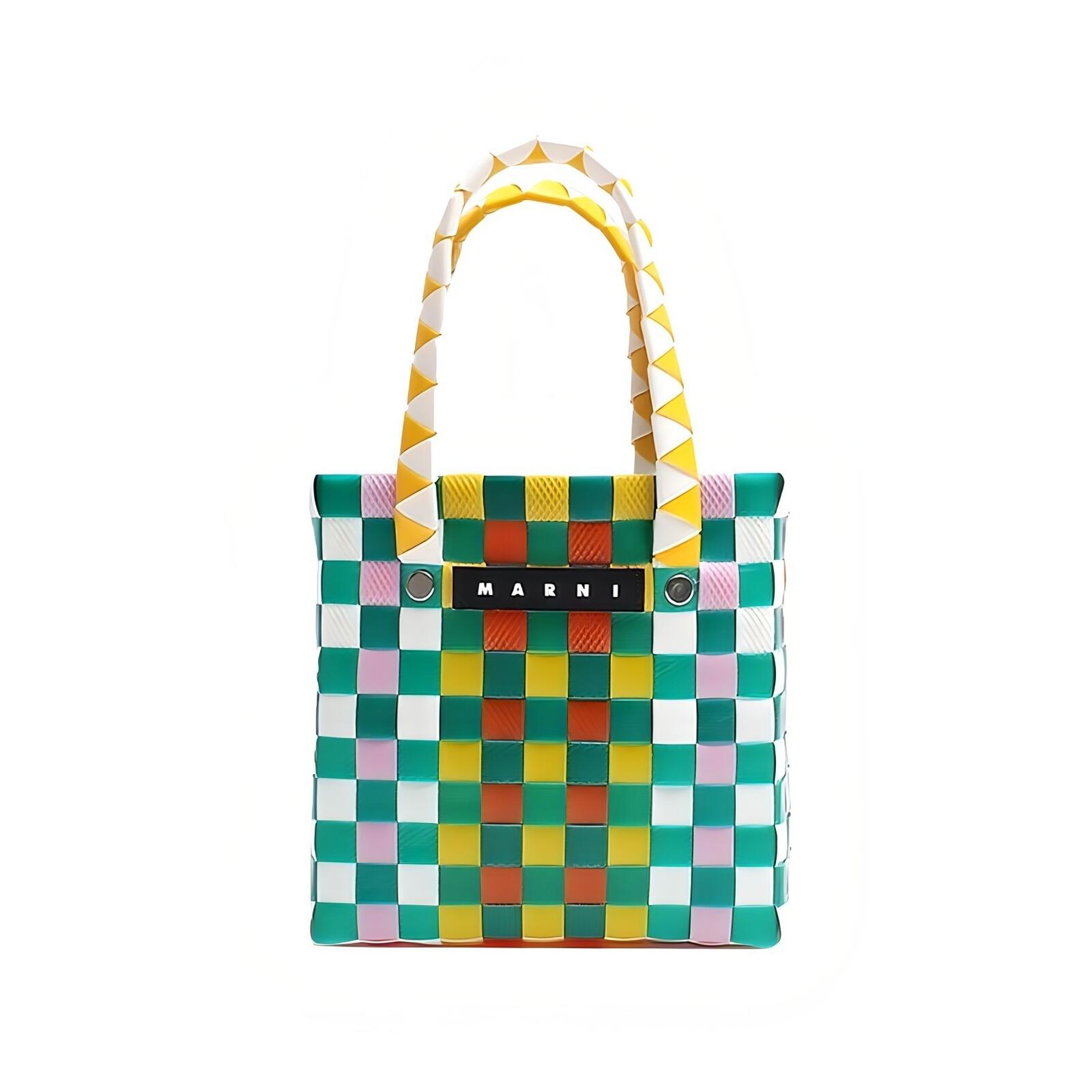 マルニ MARNI ハンドバッグ レディース マルチカラー バスケットバッグ おしゃれ 人気 ブランド 誕生日 記念 プレゼント ギフト 送料無料