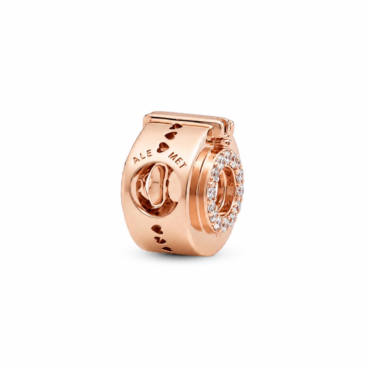【ギフト対応可】パンドラ PANDORA チャーム Moments Open Centre Pav&eacute; Crown O Charm パヴェ クラウン ブレスレット キュービックジルコニア ローズゴールド レディース アクセサリー ジュエリー 人気 ブランド おしゃれ 誕生日 記念 プレゼント 送料無料｜perte