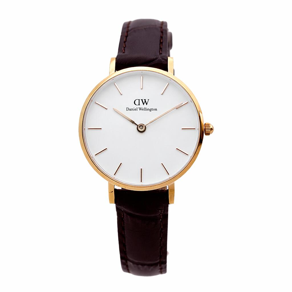 【ギフト対応可】ダニエルウェリントン DANIEL WELLINGTON 腕時計 CLASSIC YORK 28 ローズゴールド ホワイト ダークブラウン アナログ おしゃれ 人気 ブランド 誕生日 記念 プレゼント ギフト 送料無料 21,478円