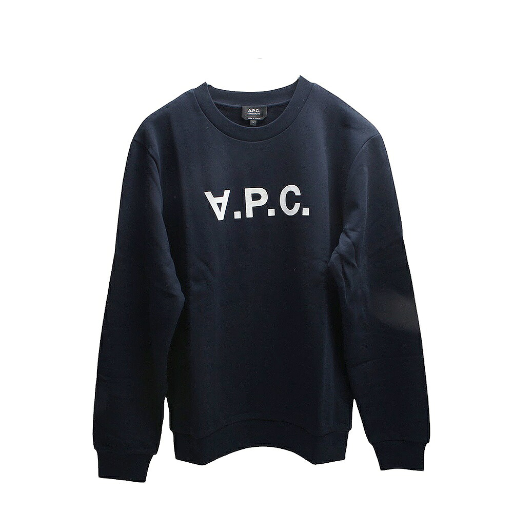 【ギフト対応可】アーペーセー A.P.C. トレーナー SWEAT STANDARD GRAND VPC メンズ レディース ネイビー スウェット ファッション 人気 ブランド おしゃれ 誕生日 記念 プレゼント ギフト 送料無料|perte