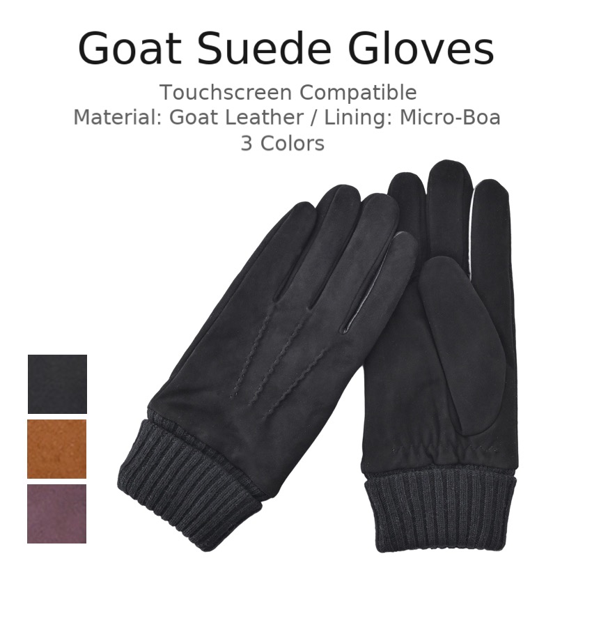 楽天市場】KURODA クロダ 男性用 ゴートスエードグローブ タッチパネル