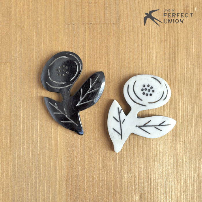 楽天市場】ハンドメイド/ボーンブローチ/ふくろう/ロング 手彫り