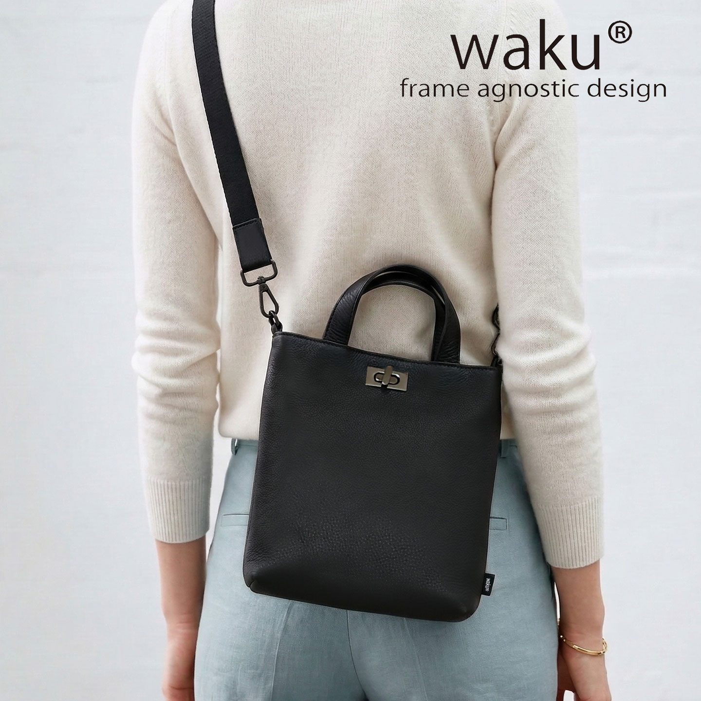 クーポン配布中 本革 waku ワク 送料無料 WK-0100 ソフト ハンドバッグ ショルダーバッグ 肩掛け 斜め掛け メンズ レディース ユニセックス レザー ショルダー バッグ レディースバッグ メンズバッグ 牛革 鞄 通勤 通学 カジュアル カジュアルバッグ 軽い|PERENNE 【ペレンネ公式】