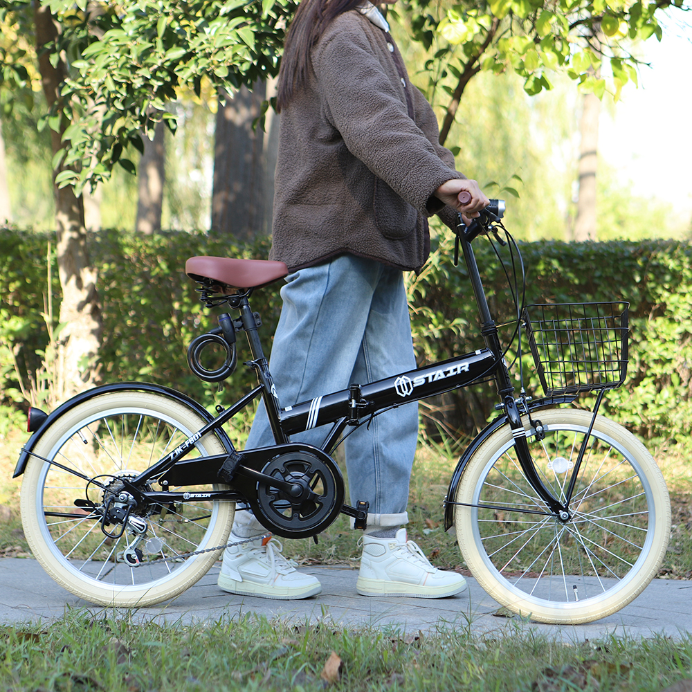 【楽天市場】折りたたみ自転車 20インチ シマノ 6段変速 ミニベロ 