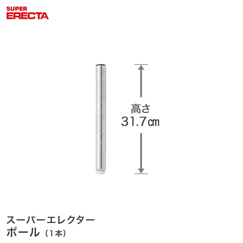楽天市場】エレクターベーシック H1900mm ベンドポール(2本入) BBP74S