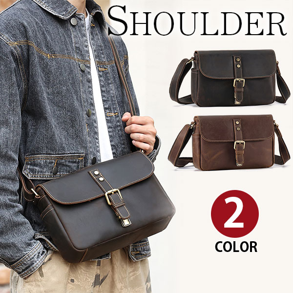 【お買い物マラソンセール】Perfectbag ショルダーバッグ 厚手牛革本革 ヌメ革 オイルレザーメンズ 男性用 メッセンジャーバッグ ヴィンテージ 紳士用 通勤 出張鞄 書類かばん 斜めがけ iPad収納 カジュアル 父の日ギフトqz｜Perfect Bag