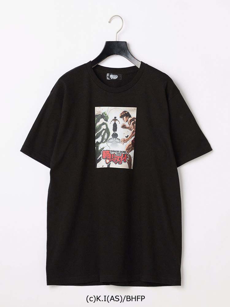 【新品未開封】「刃牙」シリーズ×府中刑務所コラボTシャツ【刃牙】黒 刃牙シリーズ×府中刑務所コラボTシャツ＜範馬勇次郎Ver.＞ 黒