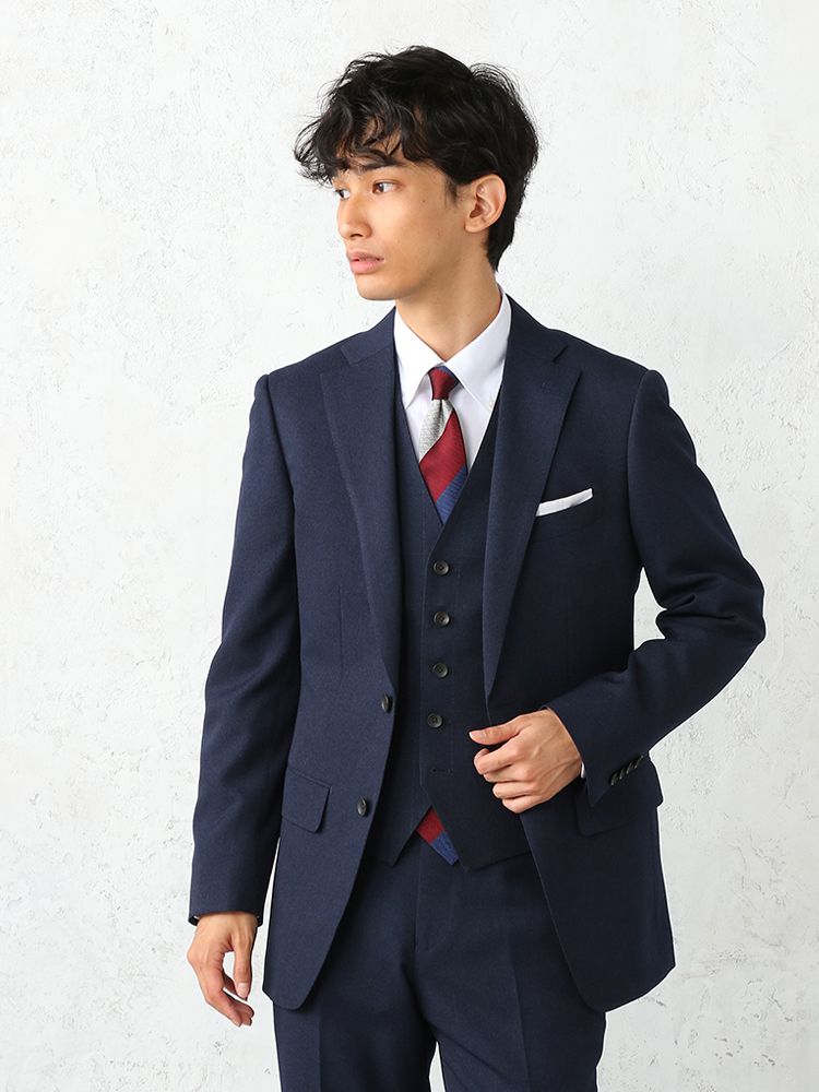 きれい スリーピース ビジネススーツ AB6 紳士服 ベスト付き メンズ 