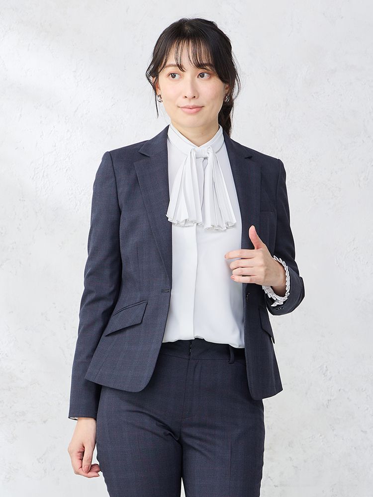 楽天市場】レディースジャケット ビジネス1釦 スマ美スーツ