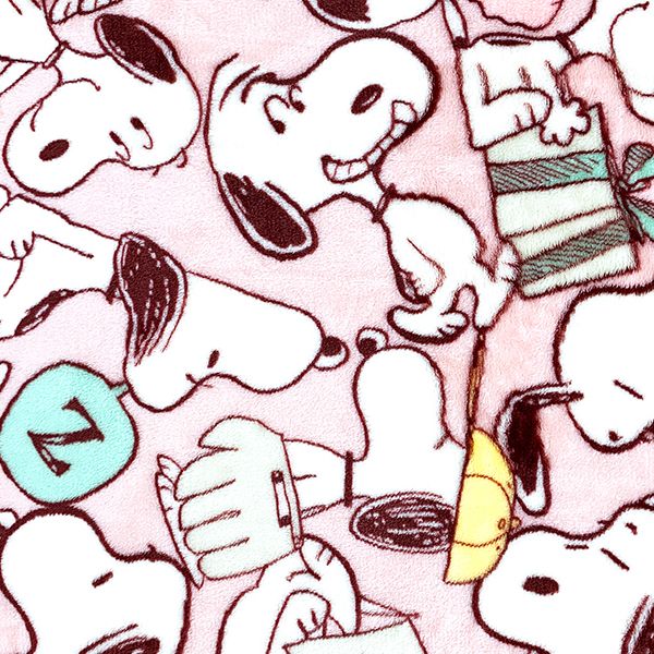 楽天市場 Peanuts スヌーピー ひざ掛け オールキャストpk スヌーピー ブランケット グッズ ピンク キャラグッズ Perfect World Tokyo