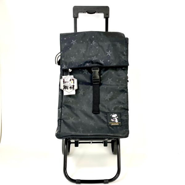 スヌーピー Peanuts ショッピングカート スターブラック キャリーケース アウトドア クーラーバッグ ブラック Butlerchimneys Com