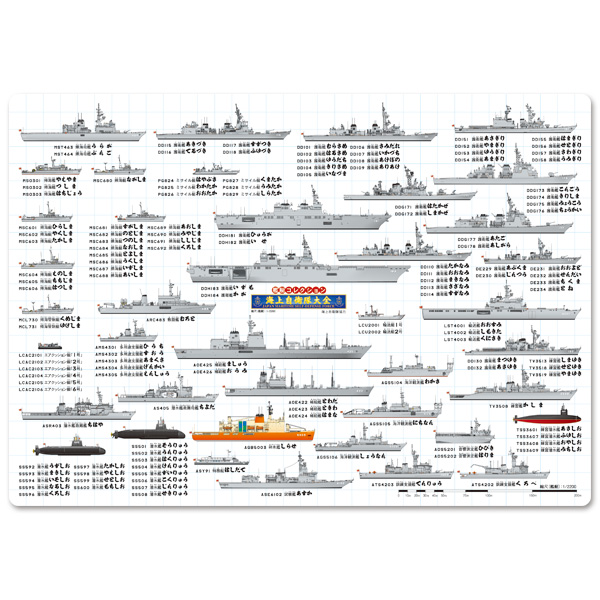 楽天市場 下敷き 小学生 下敷 自衛隊 海上自衛隊大全 下敷 ミリタリー 日本製 夏休み 知育 文具 図鑑 Mcd キャラグッズ Perfect World Tokyo