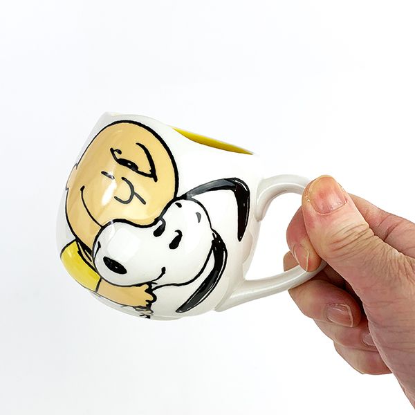 Peanuts スヌーピー Snoopy Face Mug スヌーピー チャーリー 茶色 マッグ コップ 食器 勝手 黄 Foxunivers Com